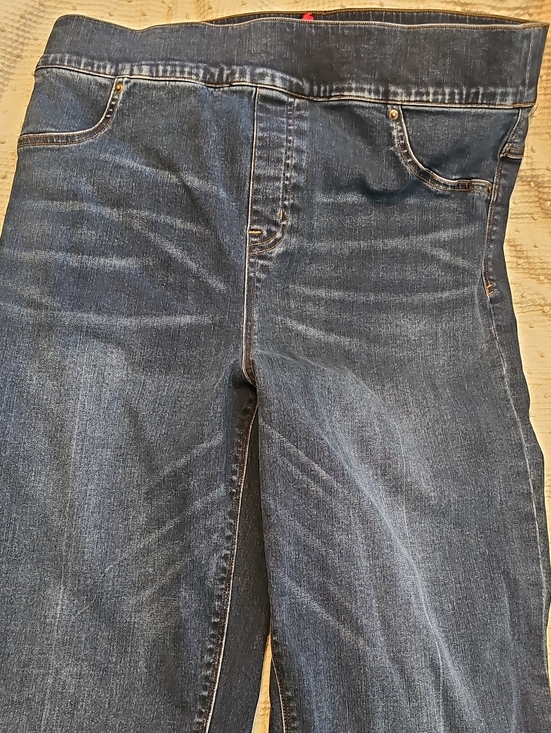 SPANX Denim - SPANX Womens Slight Flare Dark Blue Jeans